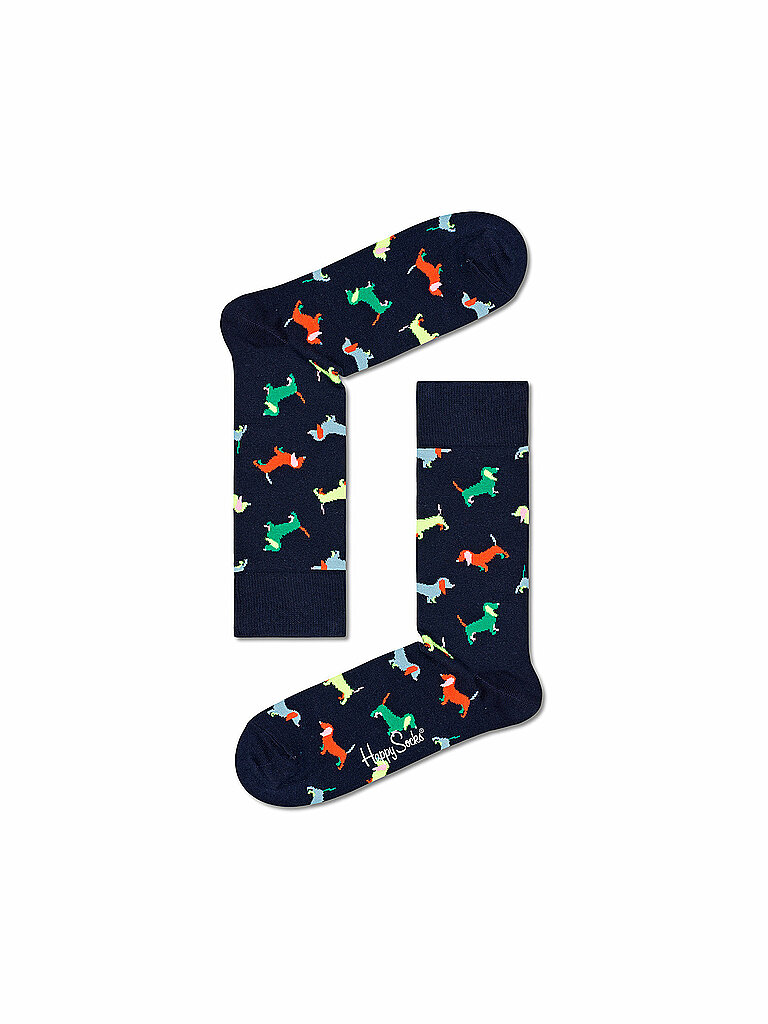 HAPPY SOCKS Herren Socken PUPPY LOVE 41-46 dark blue / navy dunkelblau